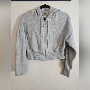 JoyLab Heather Gray Knit Sweater